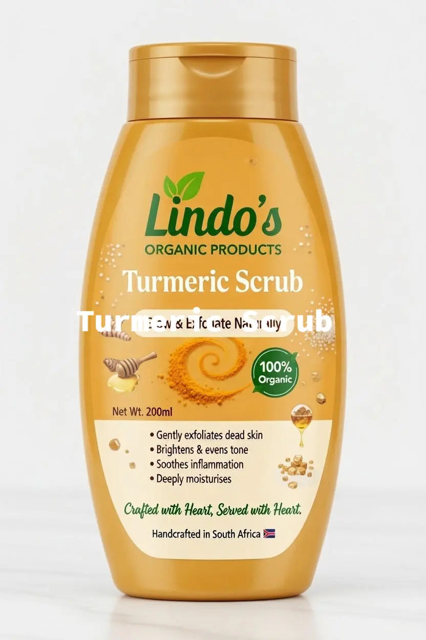 Turmeric  Body Scrub – Deep Cleanse, Brighten & Exfoliate! 🌟